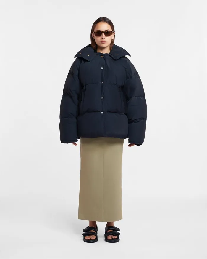 Nanushka Outerwear Jolyn Off Black 8211 WomenMen