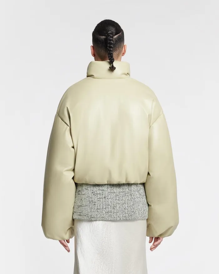 Nanushka Outerwear Lilima Pale Olive Pf24 8211 Women