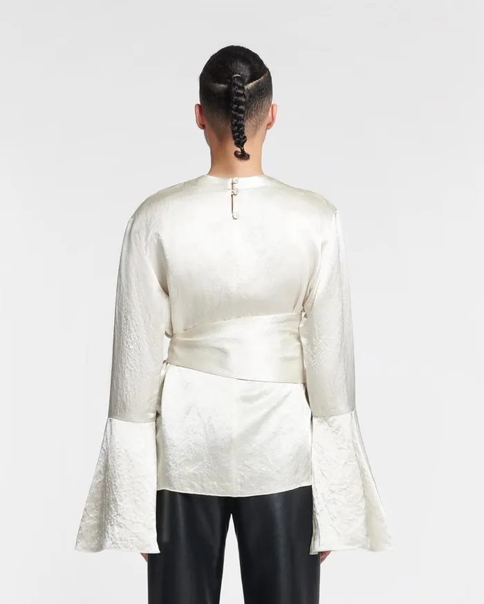 Nanushka Tops Ilone Ecru 8211 Women