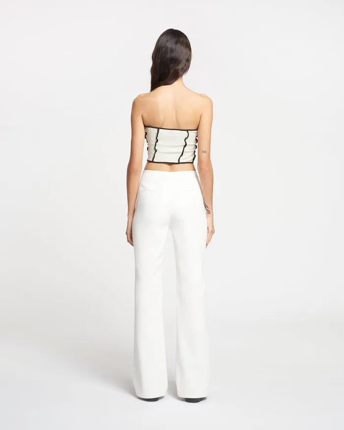 Nanushka Tops Luisa White Wax 8211 Women