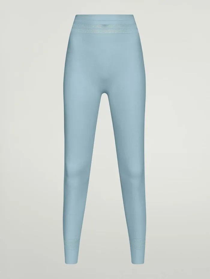 Net Lines Leggings Sky Women Wolford Athleisure Leggings