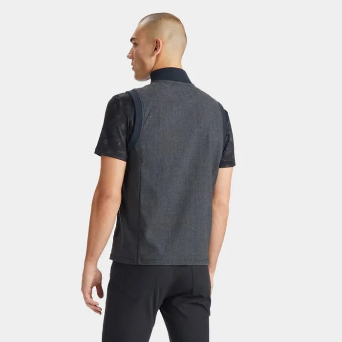 Outerwear Men GFORE GLEN PLAID TRACK VEST Onyx