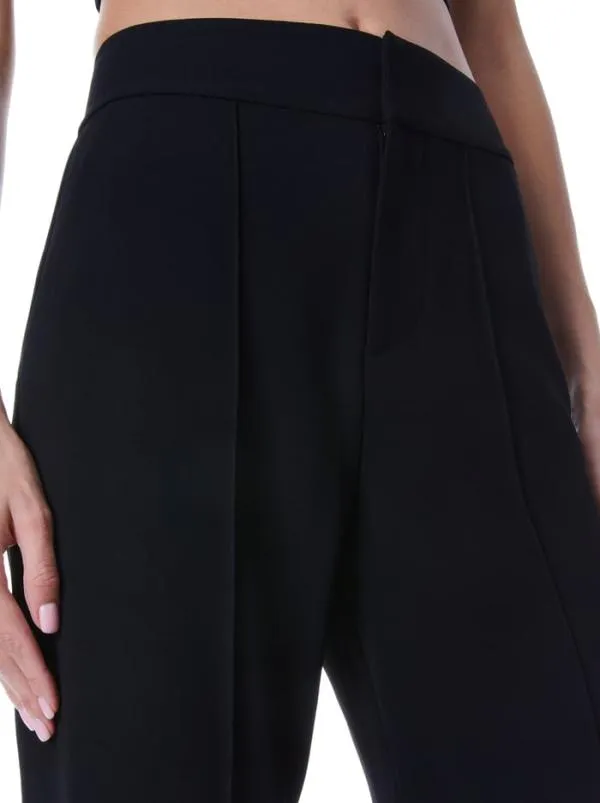 Pants Women Alice Olivia DYLAN HIGH WAISTED WIDE LEG PANT Black