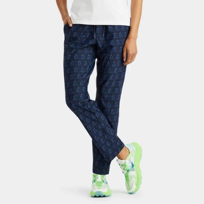 Pants Women GFORE ALL OVER G039S RELAXED FIT TECH NYLON TRACK PANT Twilight