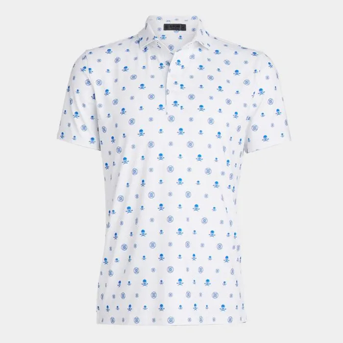 Polos and Shirts Men GFORE RGB TECH JERSEY MODERN SPREAD COLLAR POLO Snow