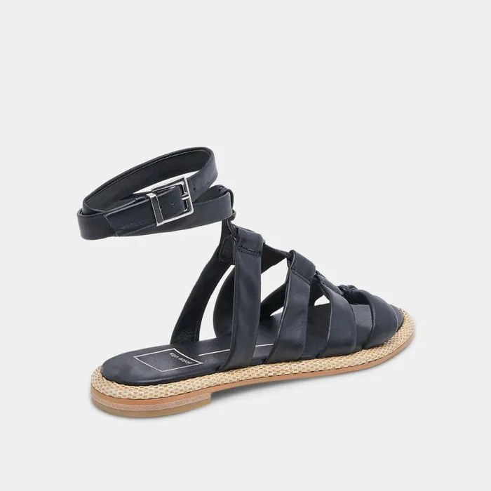 Sandals Shop Dolce Vita Adison Sandals Black Leather Black Leather