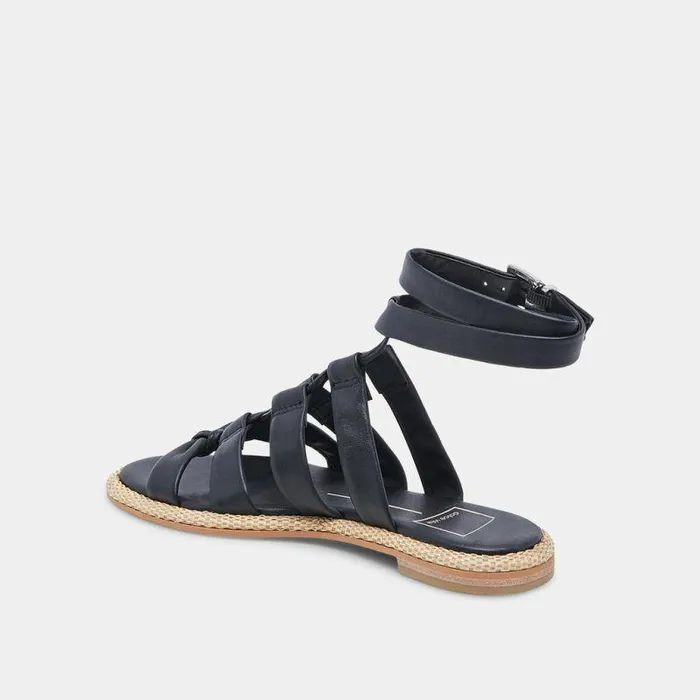 Sandals Shop Dolce Vita Adison Sandals Black Leather Black Leather