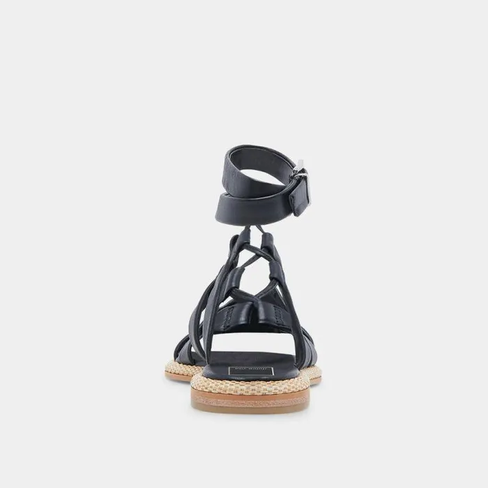 Sandals Shop Dolce Vita Adison Sandals Black Leather Black Leather