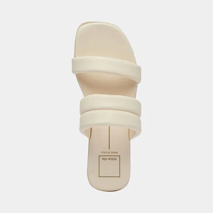Sandals Shop Dolce Vita Adore Sandals Ivory Leather Ivory Leather