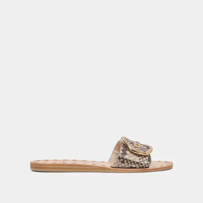 Sandals Shop Dolce Vita Danna Sandals Black White Embossed Snake Black White Embossed Snake