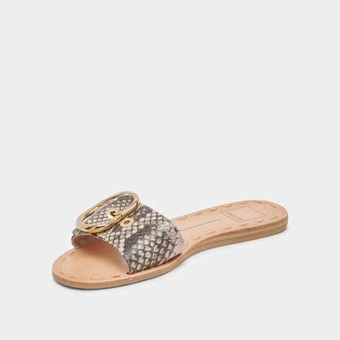 Sandals Shop Dolce Vita Danna Sandals Black White Embossed Snake Black White Embossed Snake