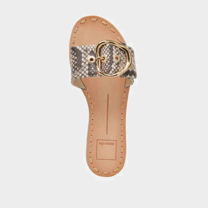 Sandals Shop Dolce Vita Danna Sandals Black White Embossed Snake Black White Embossed Snake
