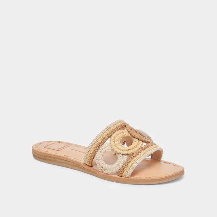 Sandals Shop Dolce Vita Dany Sandals Natural Multi Raffia Natural Multi Raffia