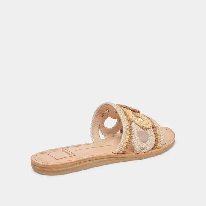 Sandals Shop Dolce Vita Dany Sandals Natural Multi Raffia Natural Multi Raffia