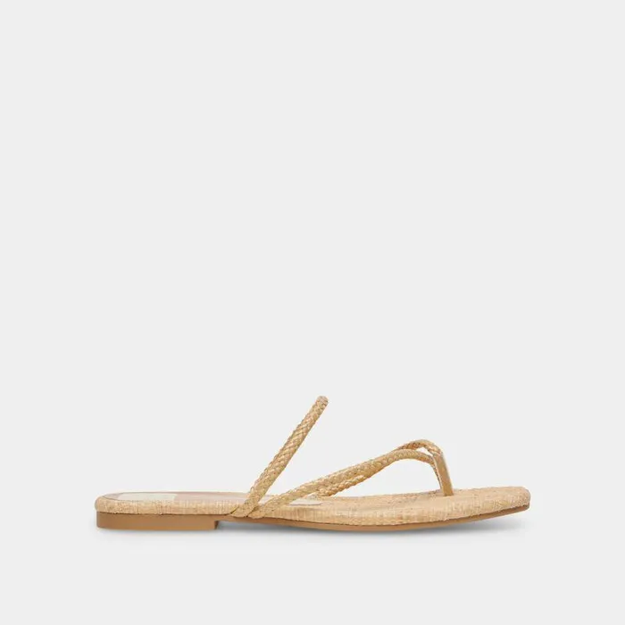Sandals Shop Dolce Vita Leanna Sandals Lt Natural Raffia Lt Natural Raffia