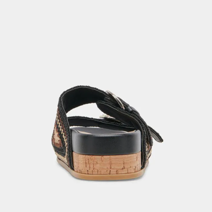 Sandals Shop Dolce Vita Ralli Sandals Black Multi Knit Black Multi Knit
