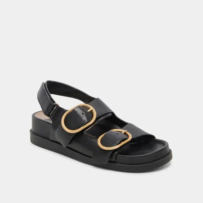 Sandals Shop Dolce Vita Starla Sandals Black Leather Black Leather