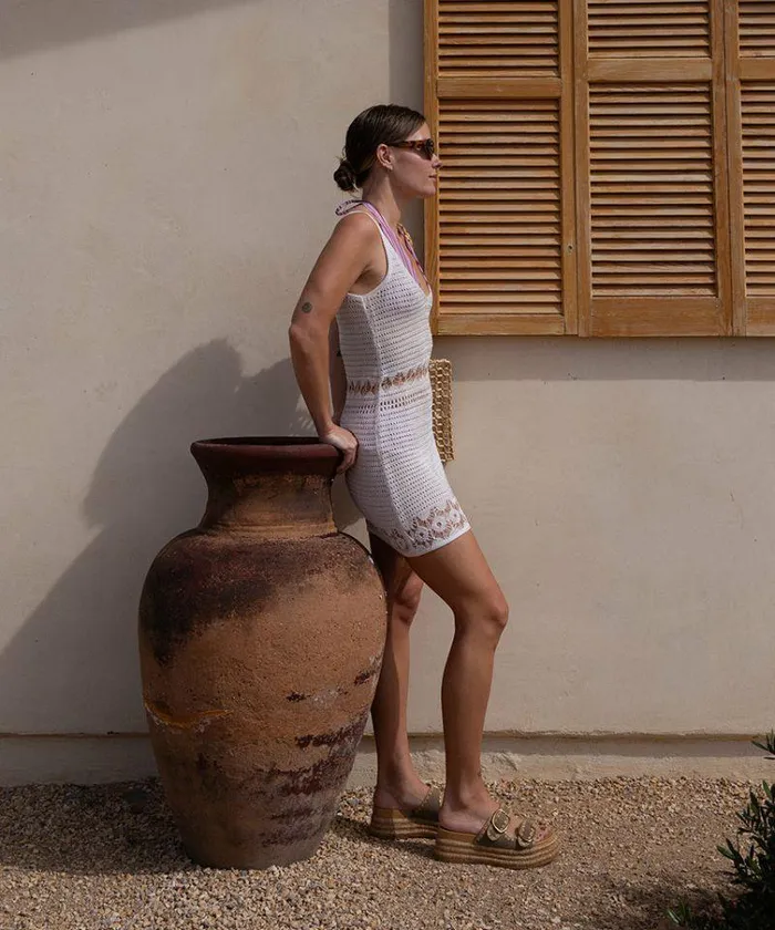 Sandals Shop Dolce Vita Wanika Sandals Almond Nubuck Almond Nubuck