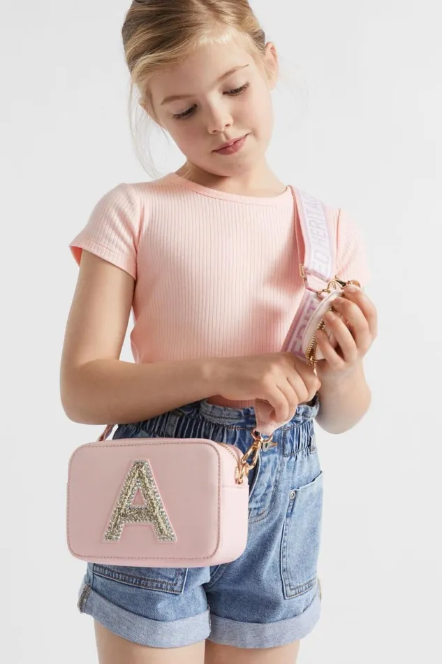 Seed Heritage Bags Glitter Initial Bag F 8211 Girl