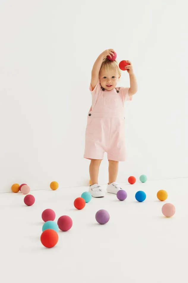 Seed Heritage Dresses Core Logo Overall Dusty Rose 8211 Baby