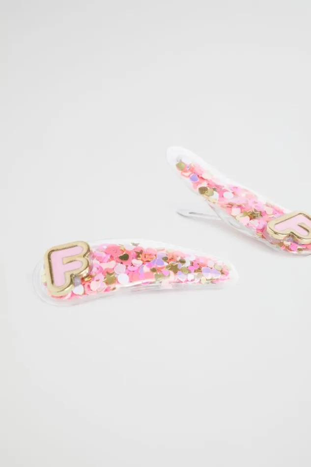 Seed Heritage Hair Accessories Initial Confetti Snaps F 8211 Girl
