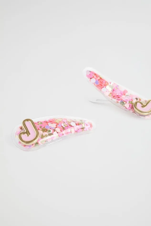 Seed Heritage Hair Accessories Initial Confetti Snaps J 8211 Girl