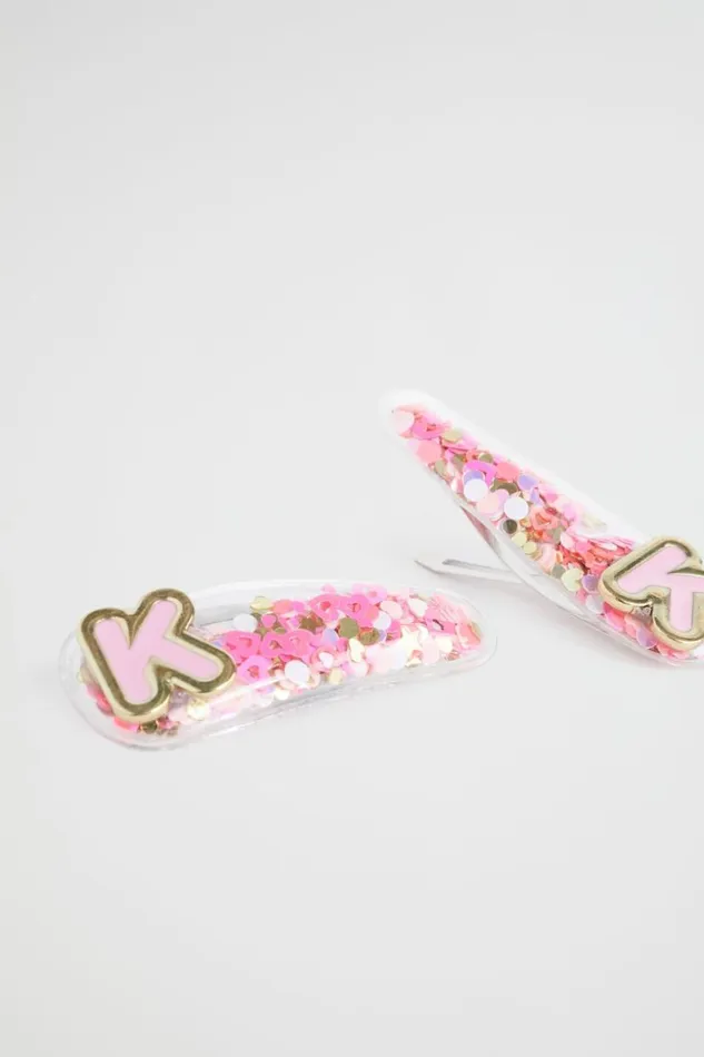 Seed Heritage Hair Accessories Initial Confetti Snaps K 8211 Girl