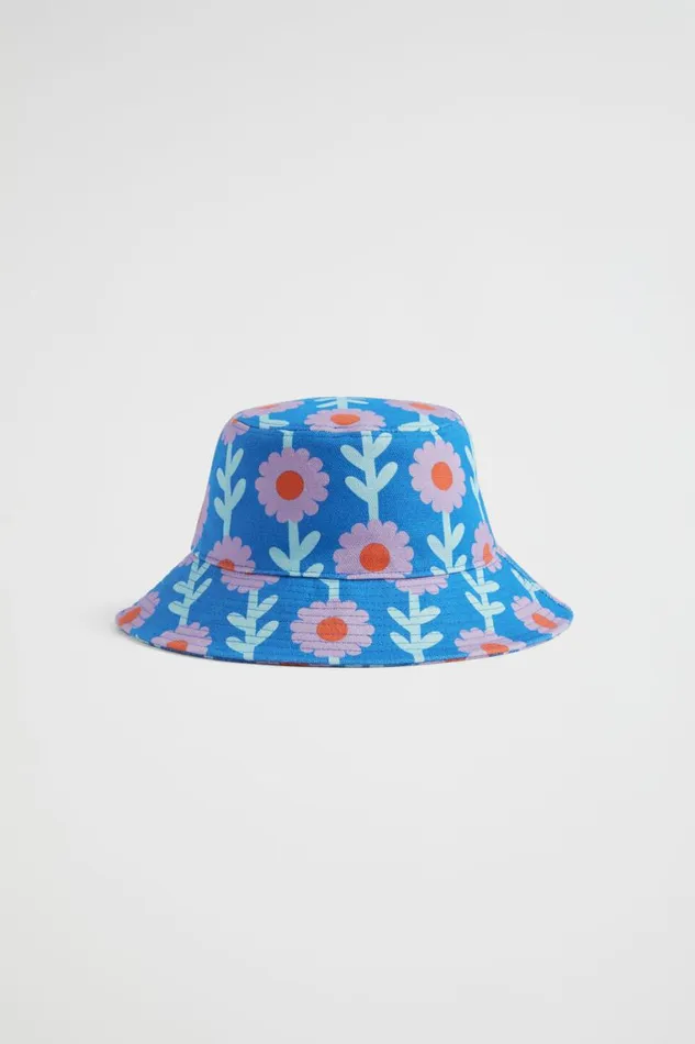 Seed Heritage Hats Beanies and Caps Retro Daisy Bucket Hat Multi 8211 Girl Seed Heritage Hats Beanies and Caps Retro Daisy Bucket Hat Multi 8211 Girl