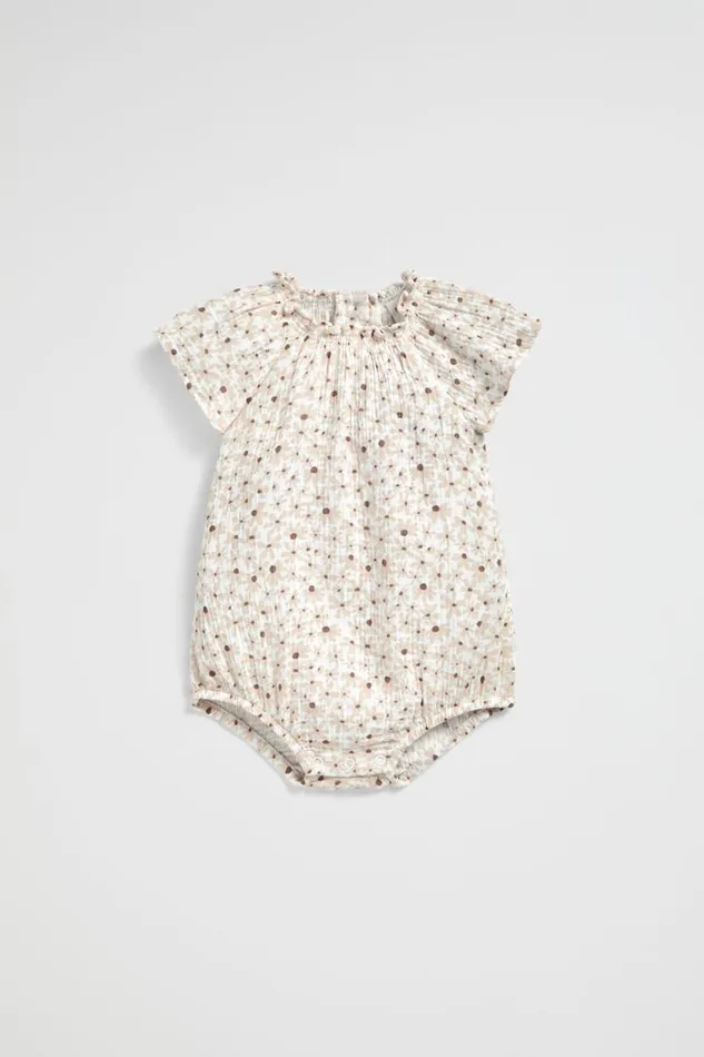 Seed Heritage Jumpsuits and Overalls Floral Romper Canvas 8211 Newborn