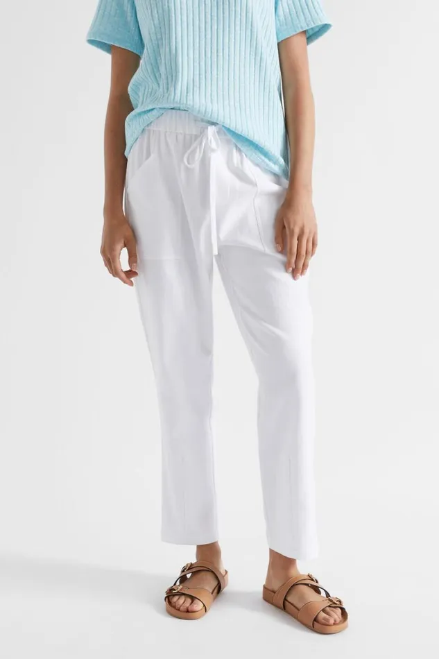 Seed Heritage Pants Casual Tapered Leg Pant Whisper White 8211 Woman