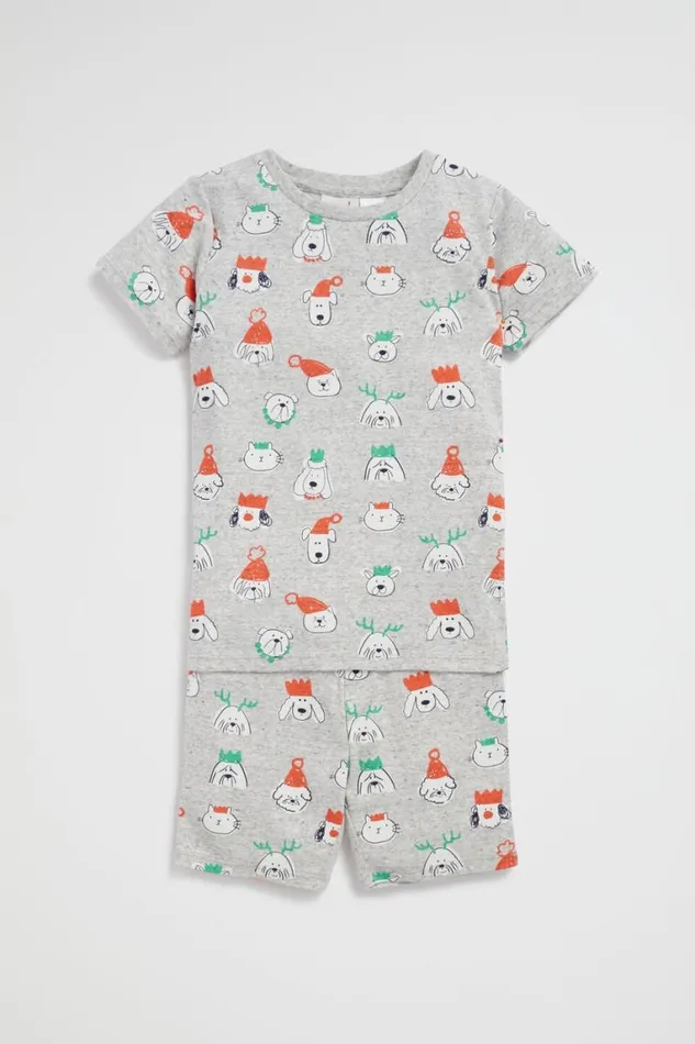Seed Heritage Pyjamas and Sleepwear Christmas Pyjama Cloudy Marle 8211 Boy