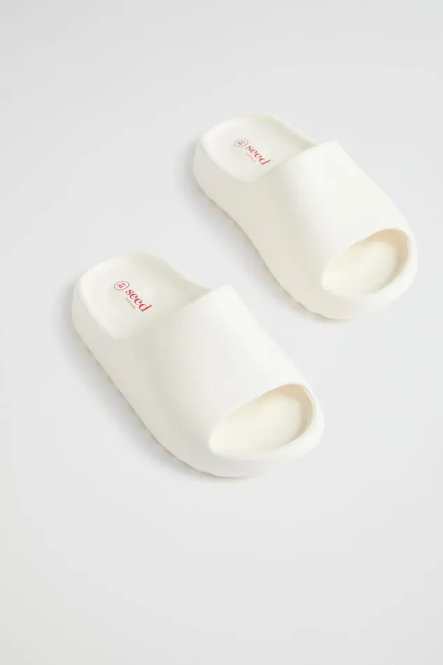 Seed Heritage Sandals and Slides Rubber Moulded Slide Off White 8211 GirlBoy