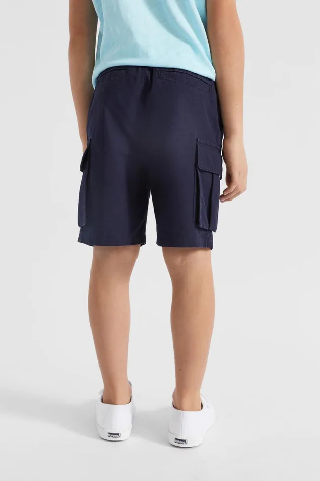 Seed Heritage Shorts Textured Cargo Short Midnight Blue 8211 Boy
