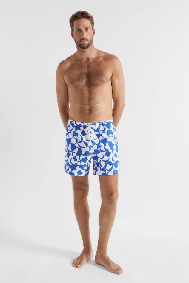 Seed Heritage Swim Abstract Beach Short Deep Ocean Abstract 8211 Man