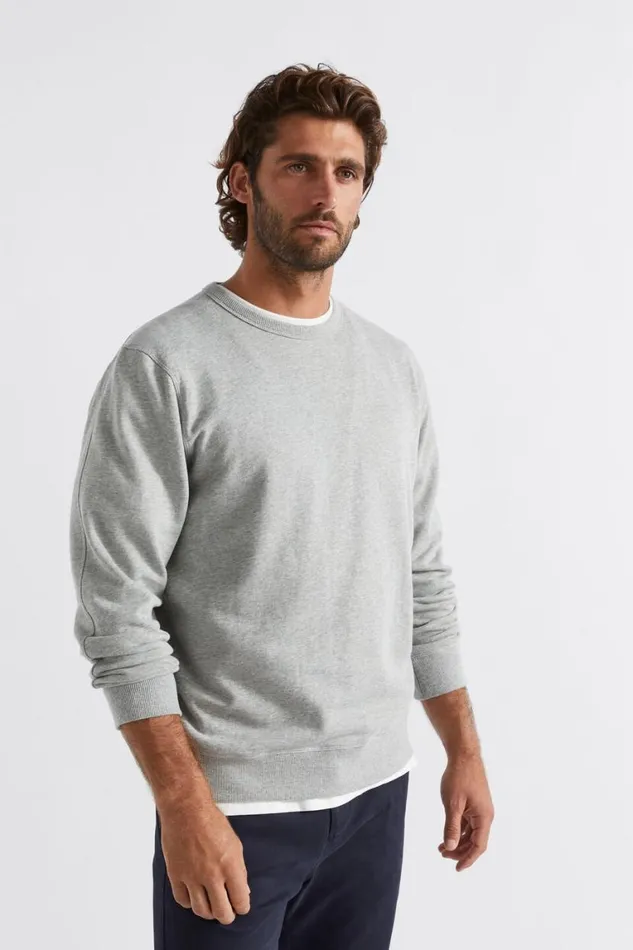 Seed Heritage TShirts and Sweaters Crewneck Sweatshirt Grey Marle 8211 Man