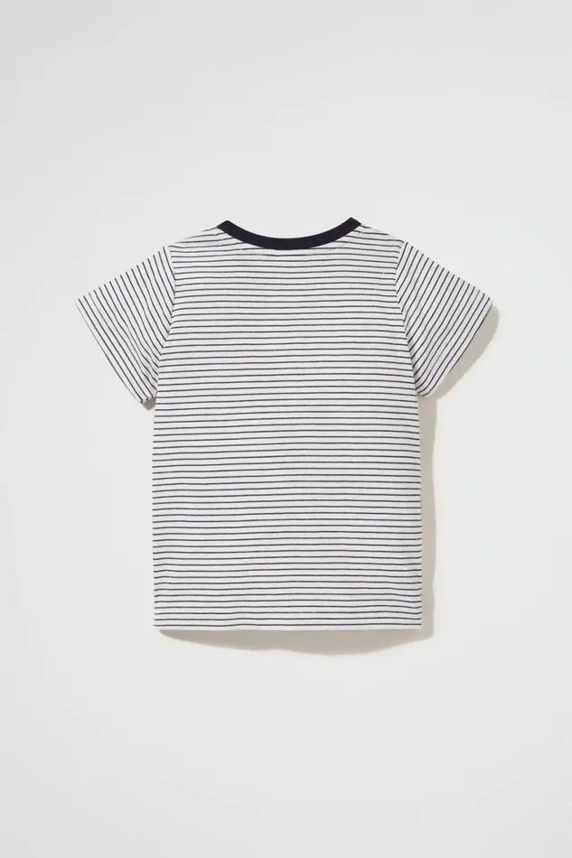 Seed Heritage TShirts and Tops Core Logo Tee Blue Stripe 8211 Baby