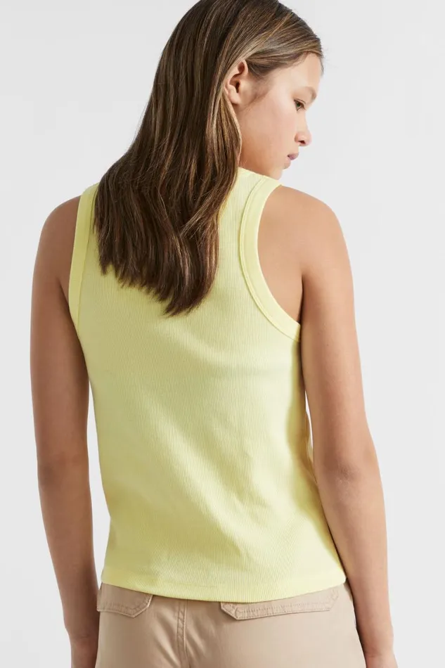 Seed Heritage TShirts and Tops Core Rib Tank Lemonade 8211 Teen Girl
