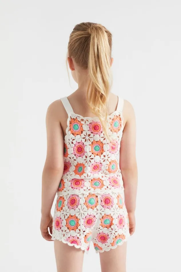 Seed Heritage TShirts and Tops Crochet Cami Multi 8211 Girl
