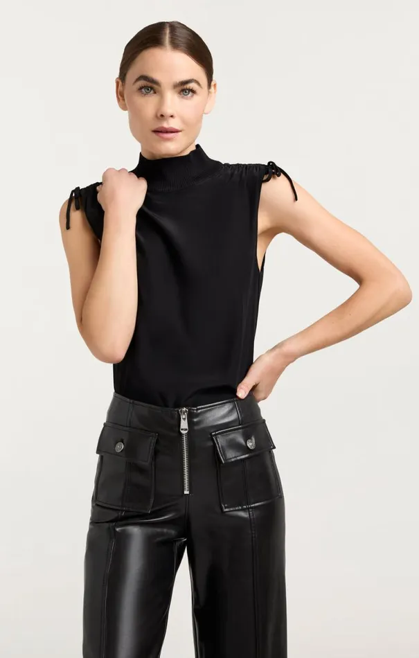 Shop Liam Top Black Cinq Sept Tank Tops and Camisoles