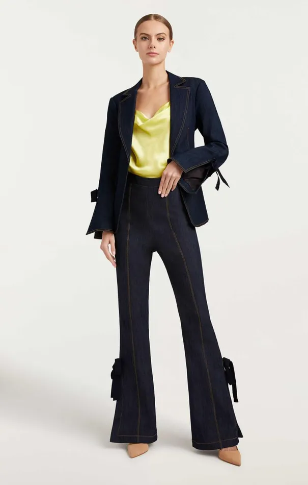 Shop Long Lou Pant Indigo Cinq Sept Pants