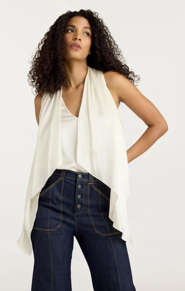 Shop Louella Top Ivory Cinq Sept Tank Tops and Camisoles