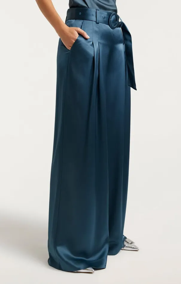 Shop Shauna Pant Smooth Satin Onyx Cinq Sept Pants