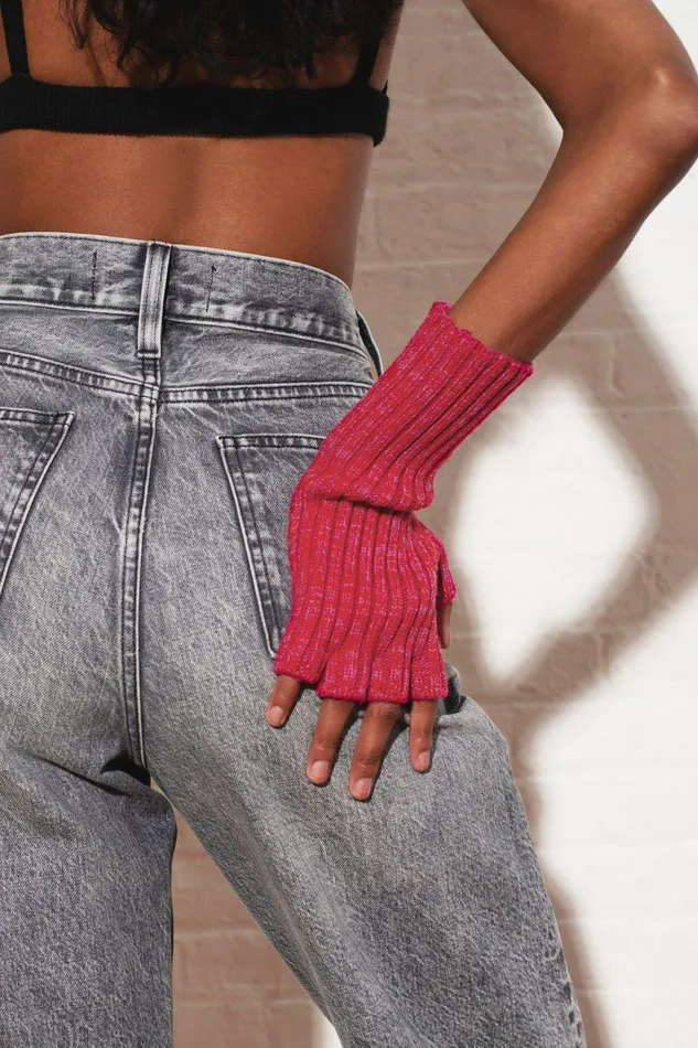 Shop Sweaters and Knits Mara Hoffman Jules Glove Red Shop Sweaters and Knits Mara Hoffman Jules Glove Red