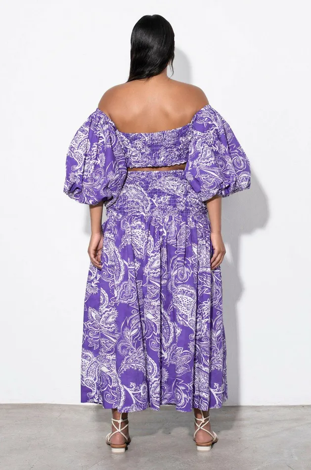 Shop Tops Mara Hoffman Pier Top Purple Shop Tops Mara Hoffman Pier Top Purple