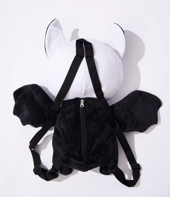 Skeleton Bat Plushie Backpack AccessoriesHalloween Unique Vintage Accessories