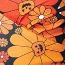 Smak Parlour Pumpkin Mod Floral Glamour Goddess Jumpsuit ClothingHalloweenPlus Unique Vintage Dresses