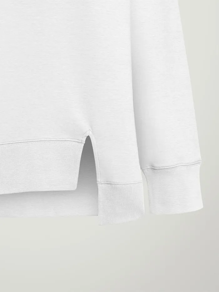 Sweater Top Long Sleeves White Women Wolford Jackets and Cardigans