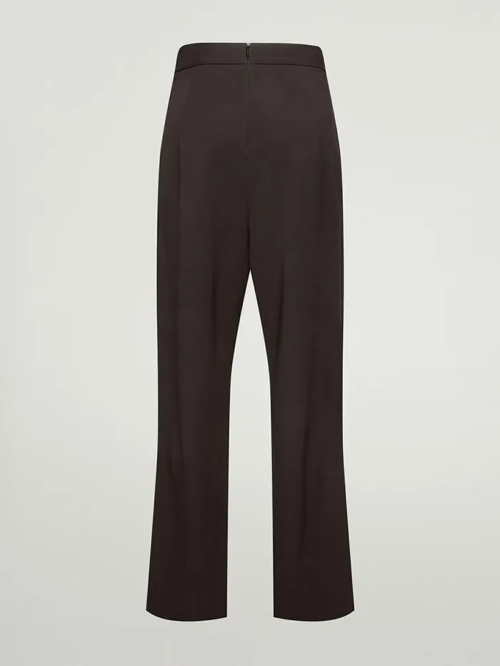 The Palazzo Trousers Chocolate Women Wolford Trousers and Jumpsuits