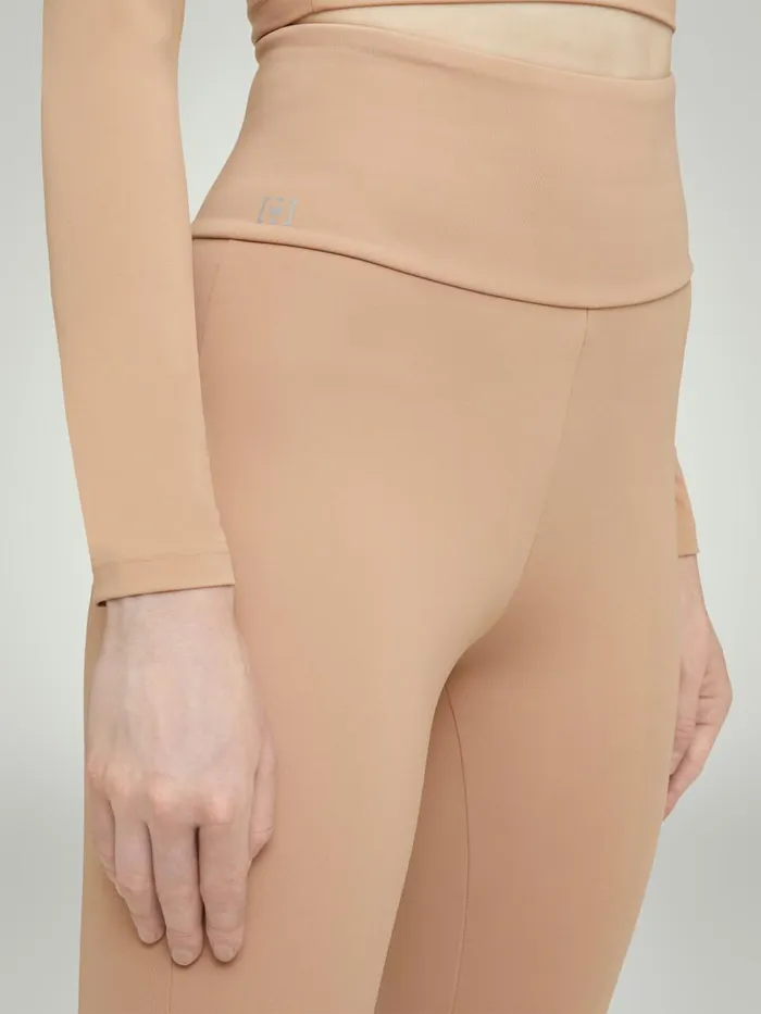 Warm Up Leggings Almond Women Wolford Athleisure Leggings