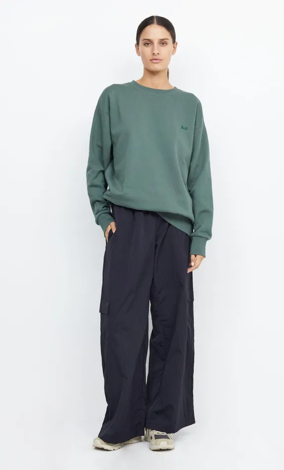 Woman Bec Bridge Long Sleeve SERENA OVERSIZED SWEATSHIRT Washed Jasper